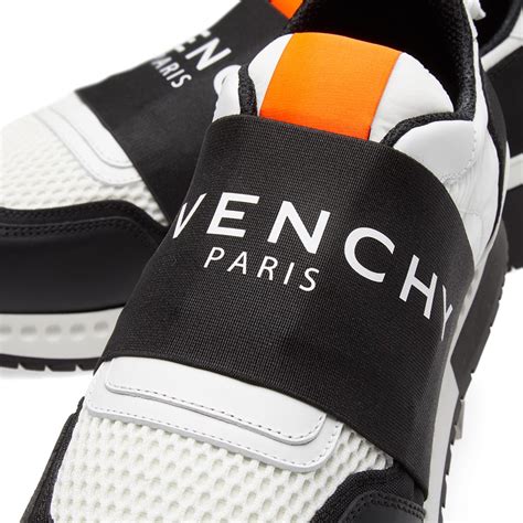 givenchy active runner end|Givenchy Active Runner Elastic Logo Sneaker Black & White .